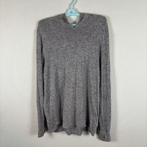 Cuddl Duds Womens Sweatshirt Sz XL Gray Long Sleeve Stains Pilling Fair